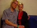 Xty and I in the green room - closer